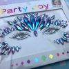 Face Jewels in Purple, Turquoise and Blue AB