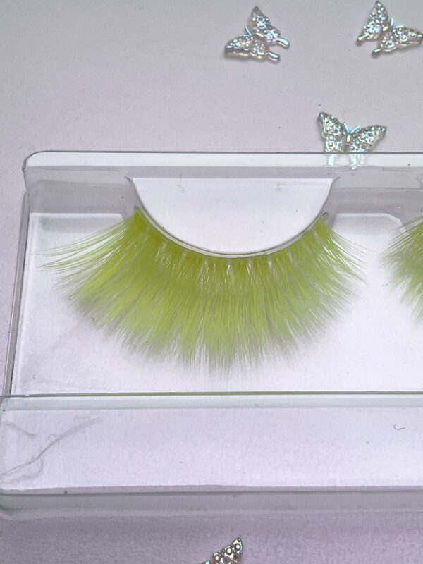 Daisy Neon Yellow UV Reactive False Lashes - Image 6