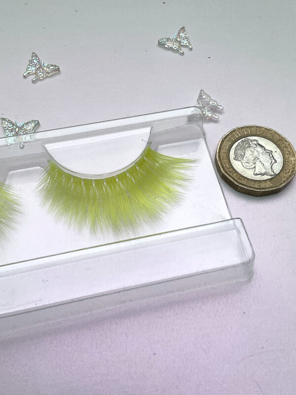 Daisy Neon Yellow UV Reactive False Lashes - Image 8