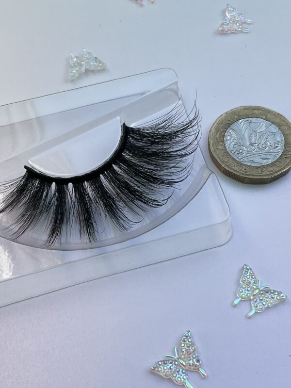 Diamond Black 3D Jumbo Lashes Eyelashes 25mm - Image 6