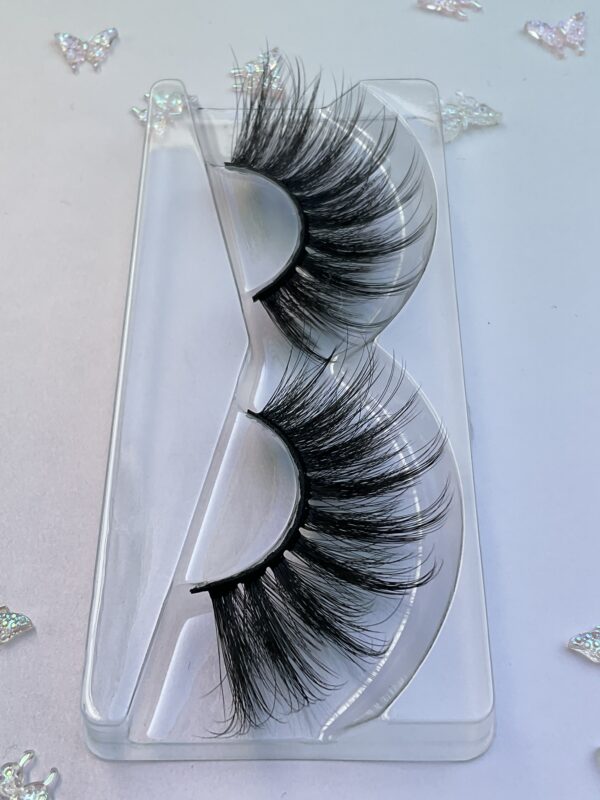 Diamond Black 3D Jumbo Lashes Eyelashes 25mm - Image 5