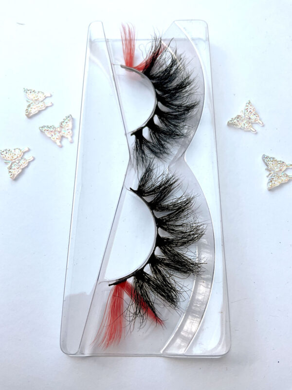 Nylah Black and Orange False Lashes - Image 4