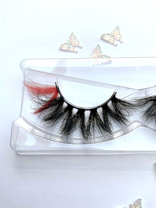 Nylah Black and Orange False Lashes - Image 3