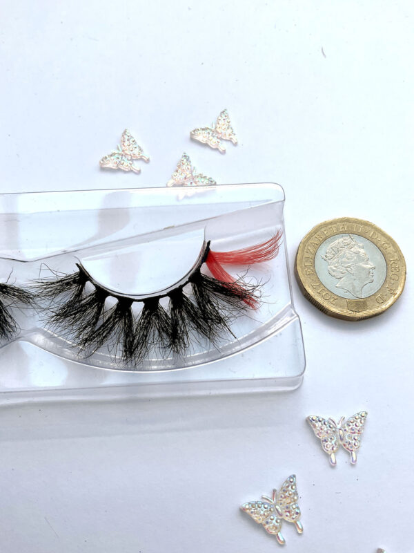 Nylah Black and Orange False Lashes - Image 6