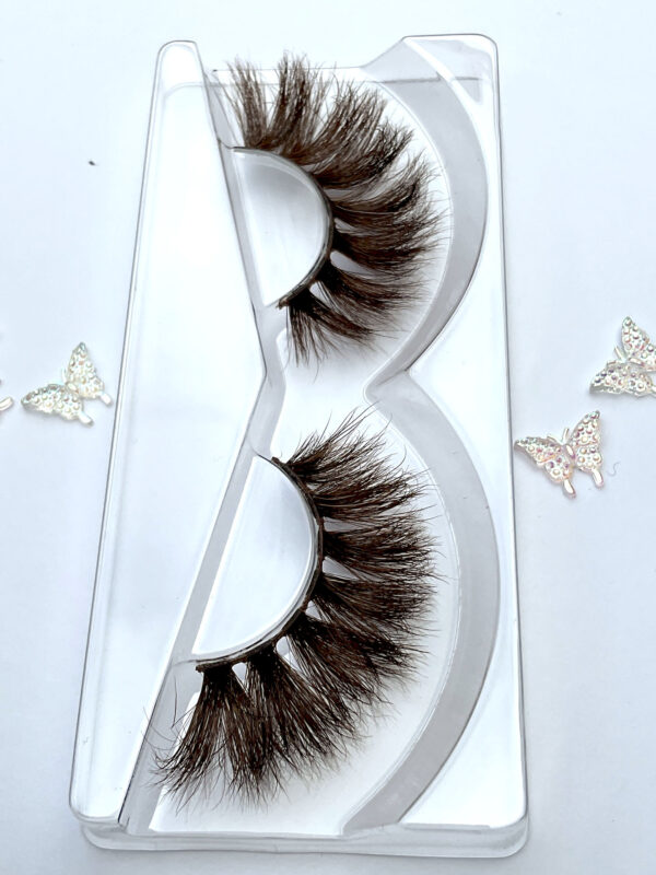 Turin Chocolate Brown False Lashes - Image 4