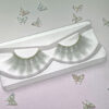 Wilma White False Lashes Eyelashes