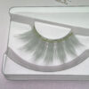 Wilma White False Lashes Eyelashes - Image 3
