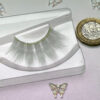 Wilma White False Lashes Eyelashes - Image 6