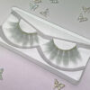 Wilma White False Lashes Eyelashes - Image 2