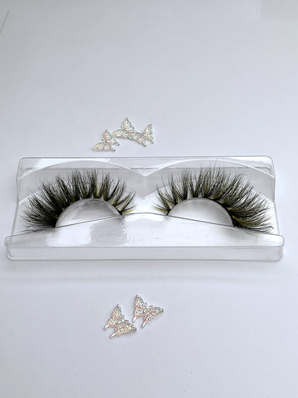 Carola Black and Yellow False Lashes - Image 5