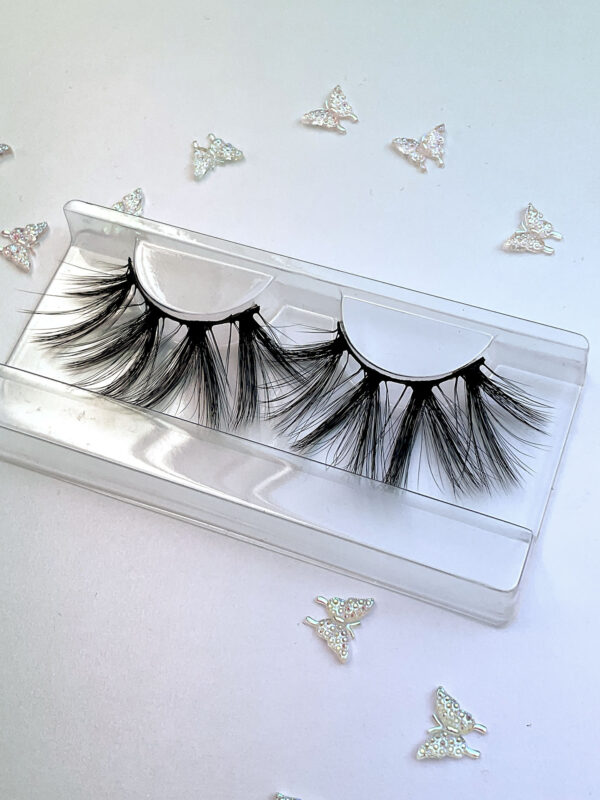 Divine Black Spiky False Lashes 20-25mm - Image 2