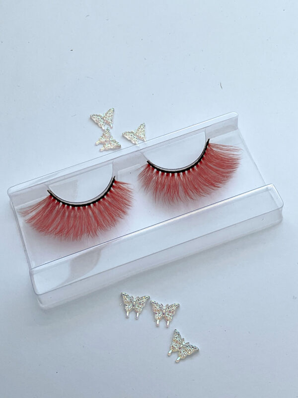 Diamond Pearl Stacker Lash in Coral