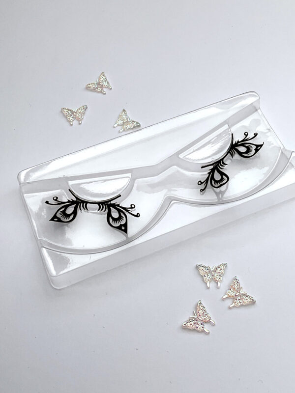 Filigree Black Deco Paper False Lashes Eyelashes