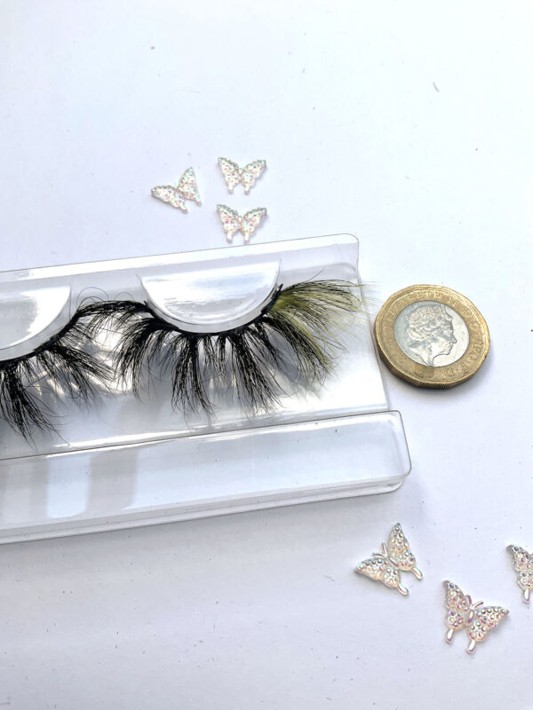 Sammy Black and Yellow Winged False Lashes - Image 6