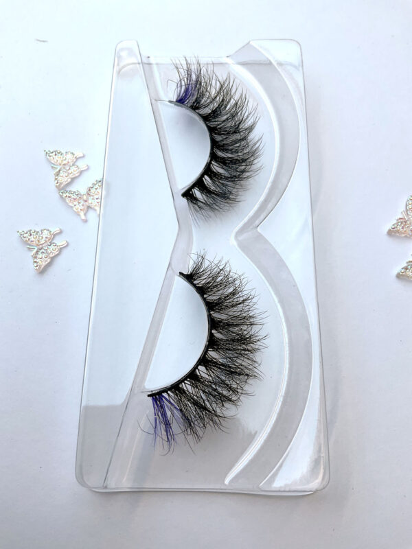 Nala Black and Purple False Lashes - Image 3