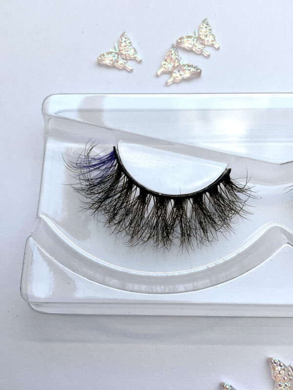 Nala Black and Purple False Lashes - Image 4