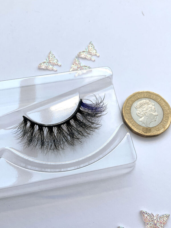 Nala Black and Purple False Lashes - Image 6