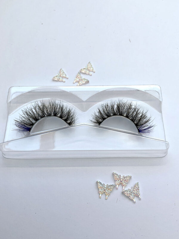 Nala Black and Purple False Lashes - Image 5