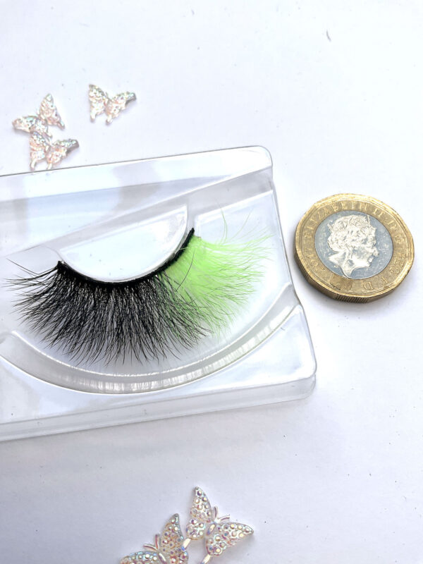 Nellie Black and Green False Lashes - Image 6