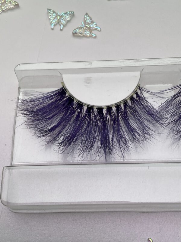 Patricia Purple 25mm Jumbo False Lashes - Image 3