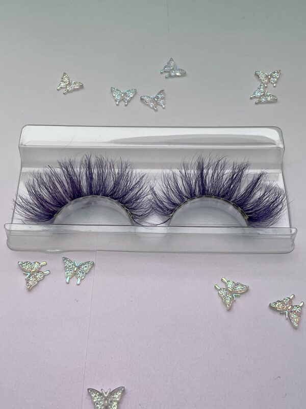 Patricia Purple 25mm Jumbo False Lashes - Image 4