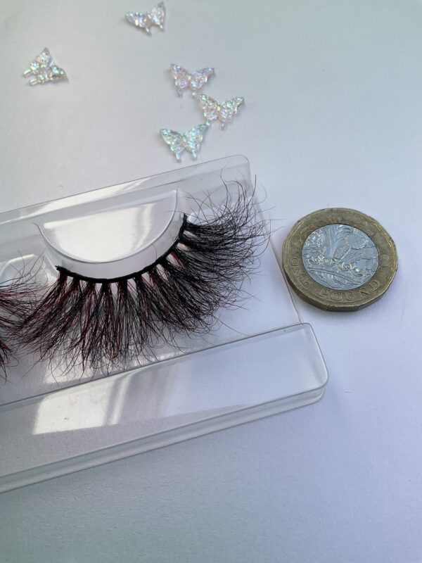 Renate Black and Red Jumbo Lashes 25mm - Image 5