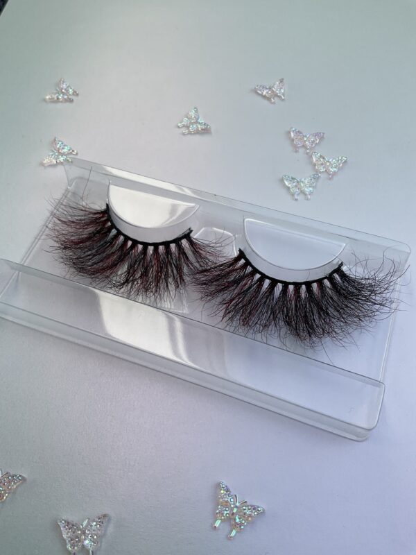 Renate Black and Red Jumbo Lashes 25mm - Image 4