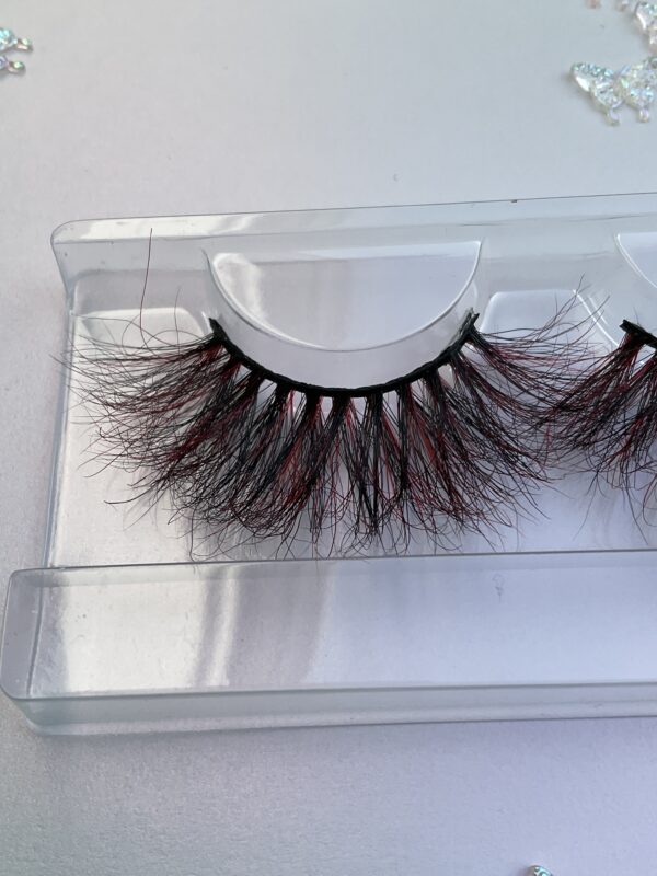 Renate Black and Red Jumbo Lashes 25mm - Image 3