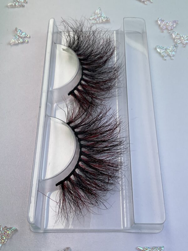 Renate Black and Red Jumbo Lashes 25mm - Image 2