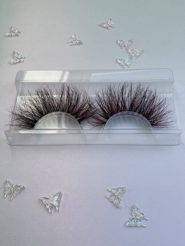 Renate Black and Red Jumbo Lashes 25mm - Image 6