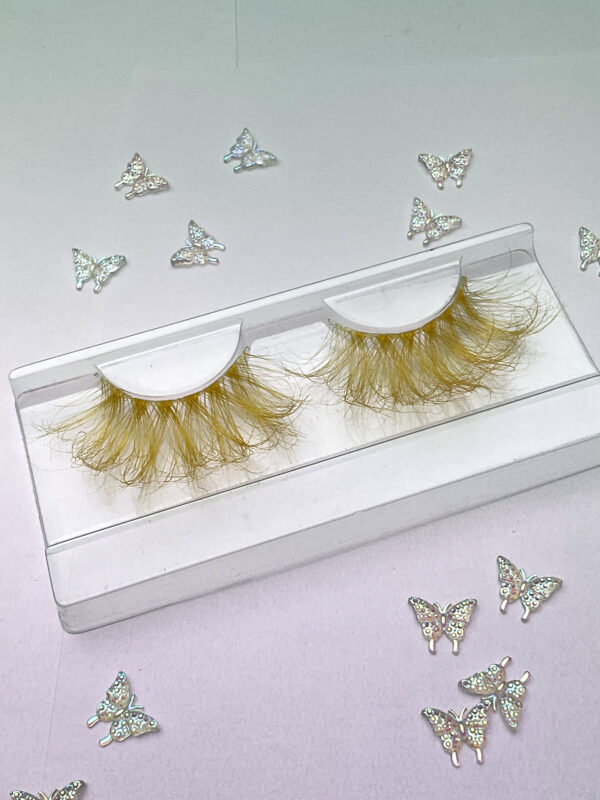 Starfruit Yellow Jumbo False Lashes 25mm