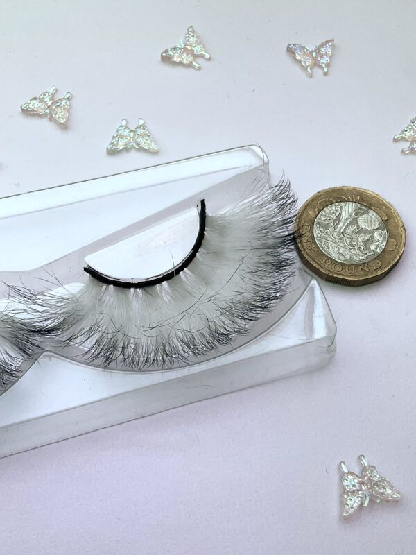 Winterrose White and Black False Lashes Eyelashes - Image 2