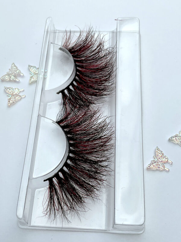 Alison Black and Red Jumbo Lashes 25mm - Image 4