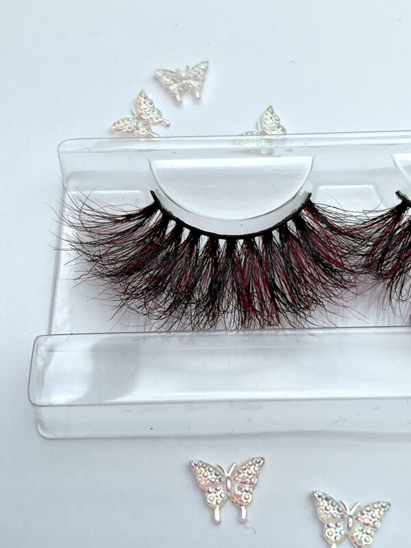 Alison Black and Red Jumbo Lashes 25mm - Image 3