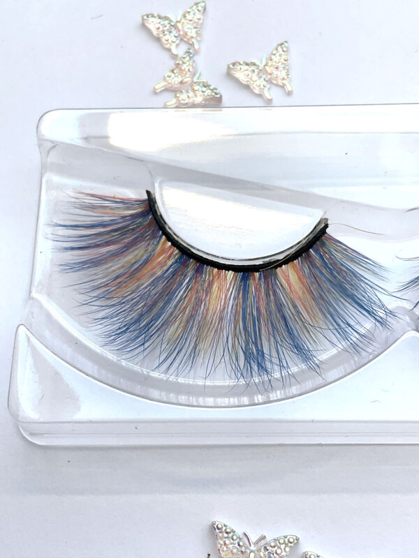 Diamond Pearl Stacker Lash in Blue, Orange and Yellow - Image 3