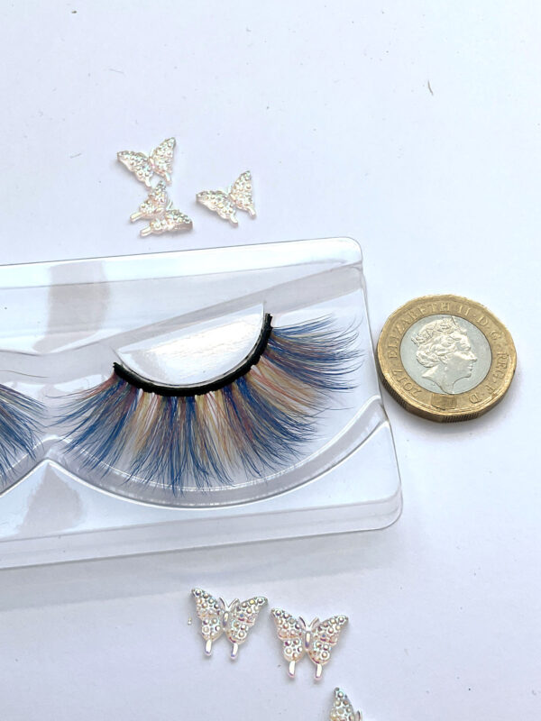 Diamond Pearl Stacker Lash in Blue, Orange and Yellow - Image 6