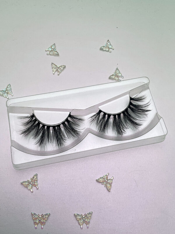 Farrah Black Spiky False Lashes 15mm