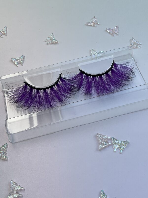 Irene Purple and Black False Lashes Eyelashes