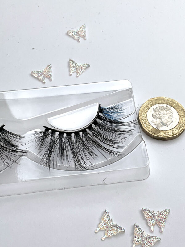 Kia Black and Light Blue False Lashes - Image 6