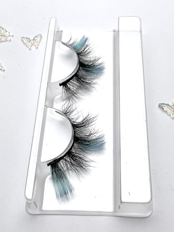 Lulu Lash in Black and Baby Blue - Image 4