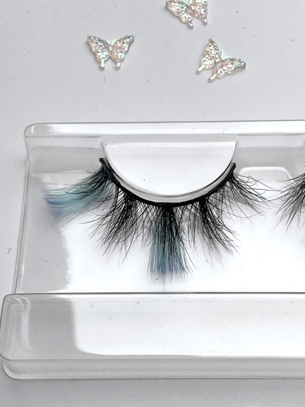 Lulu Lash in Black and Baby Blue - Image 3