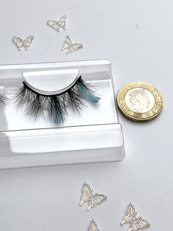 Lulu Lash in Black and Baby Blue - Image 6