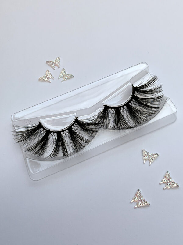 Nadia Black 25mm Jumbo False Lashes