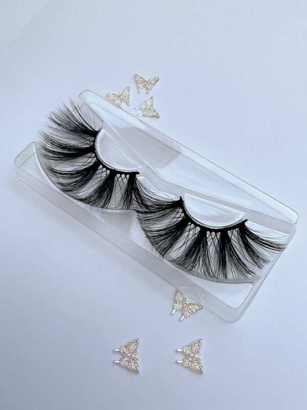 Nadia Black 25mm Jumbo False Lashes - Image 2