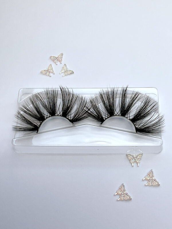 Nadia Black 25mm Jumbo False Lashes - Image 6