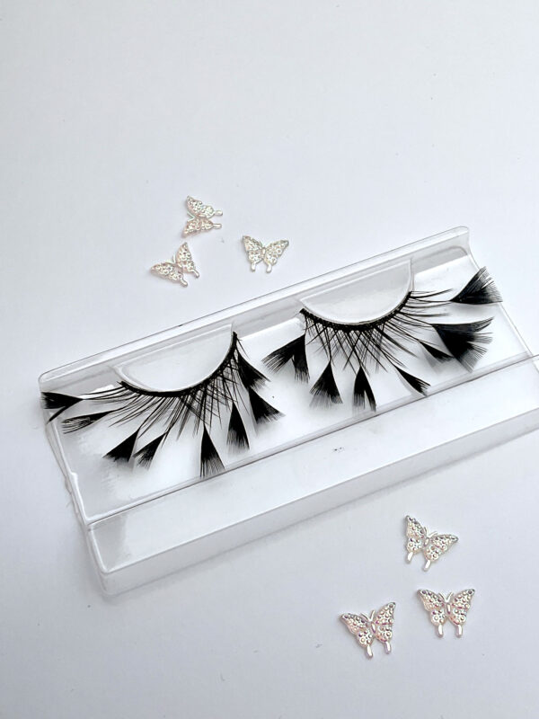 Prestige Fancy Black Feather False Lashes