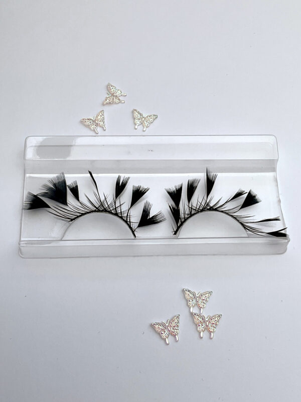 Prestige Fancy Black Feather False Lashes - Image 5