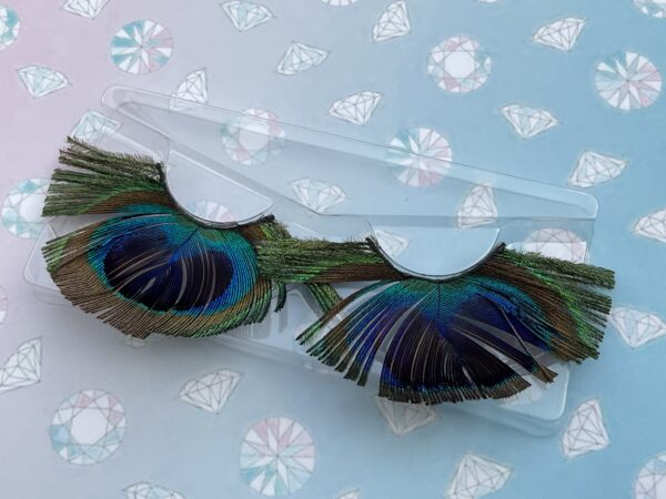 Pea-Cocky Jumbo Feather False Lashes - Image 2