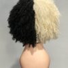 Disco Diva "Cruella" Black and Blonde Spiral Curly Wig - Image 4