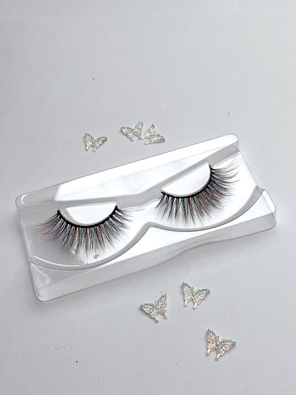 Multi Colour 1 False Lashes